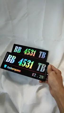 Plat Motor Hologram #platmotor #platnomor #otomotif #platnomorakrilik 