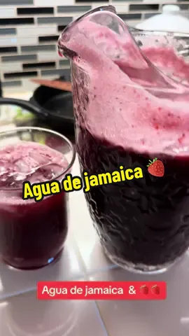 Agua de jamaica🍓#agua fresca#paratiiiiiiiiiiiiiiiiiiiiiiiiiiiiiii #tiktokviral #fypシ゚viral 