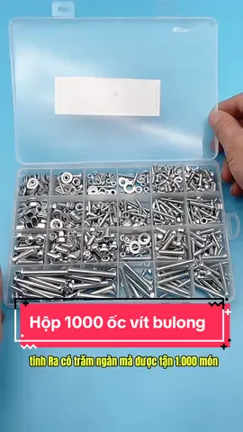 Hộp 1000 ốc vít bulong  #hopocvit #ocvit #ocvit1000chitiet #hopocvit1000con #dungcuocvit #ntdogiadung 
