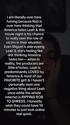 JUSTICE FOR LEAH #LoveIsland #loveislandusa 