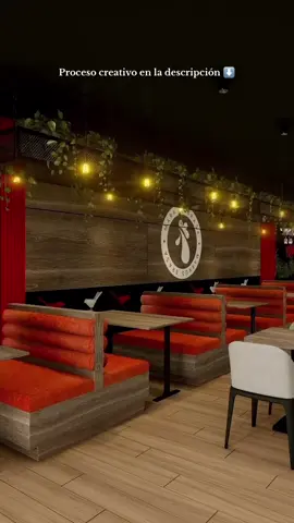 Pollería Markus Brasa ❤️‍🔥🍗 Les mostramos el resultado final del diseño de esta pollería ✨ Utilizamos los tonalidades de la identidad de la marca para fidelizar al público de nuestros clientes y aplicamos un estilo industrial que se obtuvo como en el proceso de análisis inicial ☺️  Coméntenos qué les pareció 💪🏻 . . . #diseñodeinteriores #interiordesign #arquitectura #renderlovers #render3d #lumion #restaurantdesign #diseñorestaurantes @Lumion 