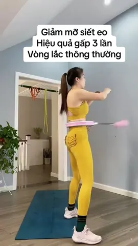 Vòng lắc bụng có bộ đếm dáng đẹp chuẩn mê ly #giamcan #giammo #eothondangdep 
