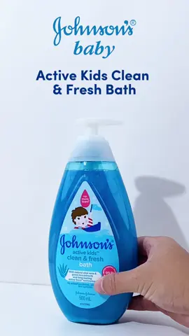ACTIVE KIDS CLEAN & FRESH BATH #JohnsonsBaby #JohnsonsBabyMalaysia #DetikPertamabersamaJohnsons