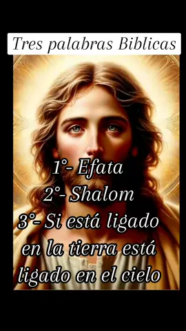 Tres palabras Bíblicas  #efata #shalom #ligado #tierra #cielo #Dios #efata #shalom #ligado #jovenesencristo ##jovenesdecristo #palabradedios #palabrassabias 