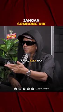 Jangan sombong dik 🥹 #langkastudio #sembangkopiahterbang #podcastmalaysia #saifulapek 