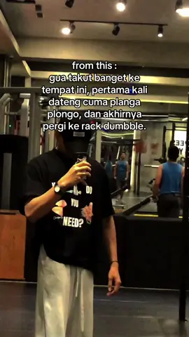 Buat yang baru mulai gym, jangan pernah takut buat memulai!!! #gymmotivation🏋 #whatdouneed #gymmotivation 