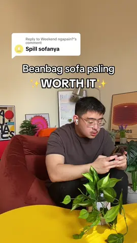 Replying to @Weekend ngapain? Spill barang apa lagi nih? 😙 #beanbag #baranglucu #furnituremurah 