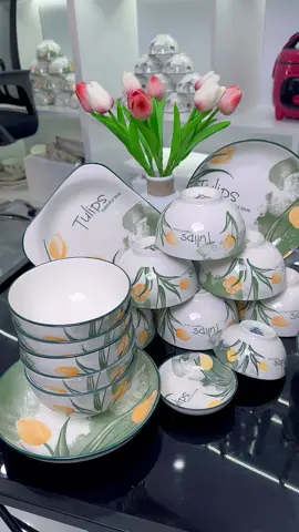 Bộ bát 21 chi tiết mà giá chỉ hơn 200k quá hời phải k nào 😘😘#xuhuongtiktok #canhgiadung #bobat21chtiet #bobathoatulip21chitiet #bobatdia 