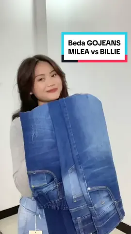 ✨ GOJEANS MILEA & GOJEANS BILLIE ✨ Bedanya apa sih kak? Ini nih pertanyaan yang paling sering ditanyain GOJEANERS waktu kita LIVE. 👖 Fitur utama GOJEANS MILEA itu Ban nya double tingkat gitu dan kancing 2nya atas bawah 👖 Fitur utama GOJEANS BILLIE itu pinggangnya pakai karet dan kancing 2nya sebelahan 🛒  Udah ga bingung dong sekarang GOJEANERS? Buruan di checkout-in sekarang juga! ✨#fyp #fypシ゚viral #gojeans #gojeansmilea #gojeansbillie #celanajeans #celanakulot #kulotjeans  #jeanswanita