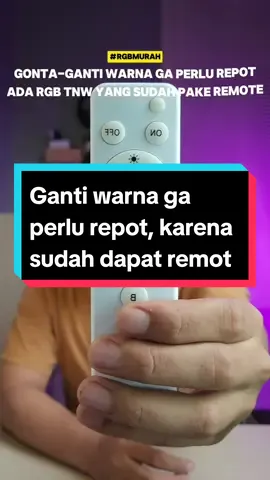 Lampu RGB TNW adalah Lampu berwarna dengan harga murah. Lampu rgb termurah & terbaik.  #lampu #lampurgb #lampukonten #lampurgbmurah #lampungonten #affiliatorpemula #affiliate #affiliator 