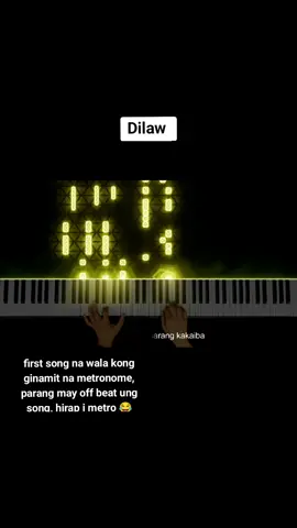 Dilaw by Maki - piano tutorial #opm #fyp 
