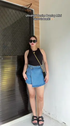 Ganda ng skort na 'to! Perfect for your casual ootd! 🫶🏻🩷 #skort #skorts #fyp #foryou #denim 