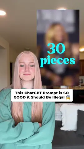 This ChatGPT Prompt is SO GOOD it Should Be Illegal 🤫 #businessowner #entrepreneur #onlinebusiness #socialmediamarketing #digitalmarketing #contentmarketing #instagramgrowth #instagramgrowthtis #contentcreatortips #smallbusinesstips #socialmediatips #socialmediastrategy #socialmediastrategist