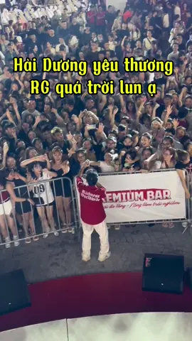 Niềm vui của RG là khi đi diễn thấy được nụ cười của tất cả mọi người 🥰 Cảm ơn Hải Dương rất nhiều ạ 😘 Hẹn gặp lại nhé #mcrg #mchype #premiumbar #fyp #xuhuong #hanoipremium 