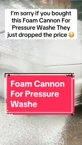 On Sale Now!👏👏#pressurewashing #pressurewasher #cardetailing #satisfyingvideo #foamcannon#dealsforyoudays