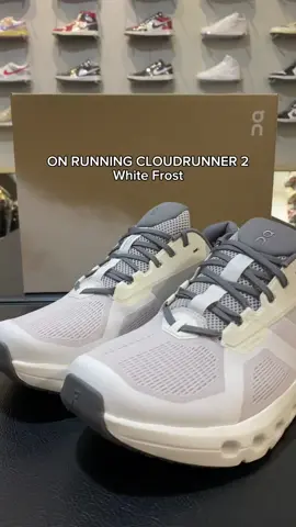 ON RUNNING CLOUDRUNNER 2 “WHITE FROST” #sepatu #sneakers #onrunning #fyp 