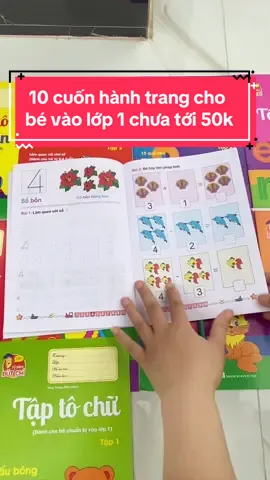 Combo 10 cuốn hành trang cho bé vào lớp 1 chưa tới 50k #sachhanhtrangchobevaolop1 #tapviet #tapto #luyenvietchucai #luyenvietchuso #tapluyenviet #toanhoc #votapviet #luyenviet #sachchobe6tuoi #sachchobe5tuoi #sachchobe 