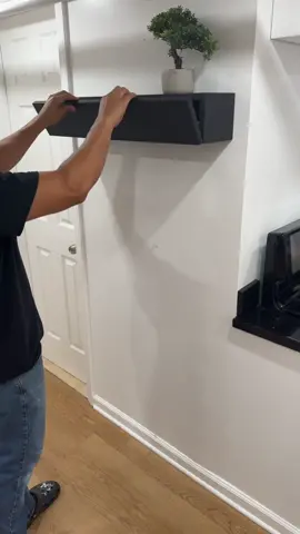 Custom made hidden compartment floating shelf …#process #install #hidden #storage #floatingshelves 