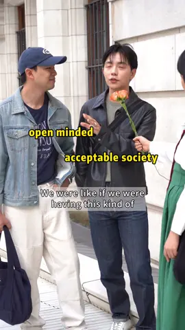 Do BLdramas really bring out stereotypes of a boy‘s love?🤔@Earl & Sean  #london #uk #streetinterview #interview #bldrama #Pride #fashion #OOTD #ootdfashion #korean #philippines #Love #couple #itoldsunsetaboutyou #heartstopper 