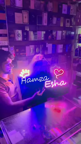 Customise Neon Sign with couple name🥰 #foryou #trending #adilgiftshop #unfreeze #giftideas #unfreezemyaccaunt🙏🙏🙏 #New #customisedgifts 