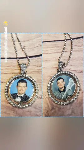custom photo pendant keepsake ✨️ #photo #pendant #keepsake #custom #robynlovescrafts 