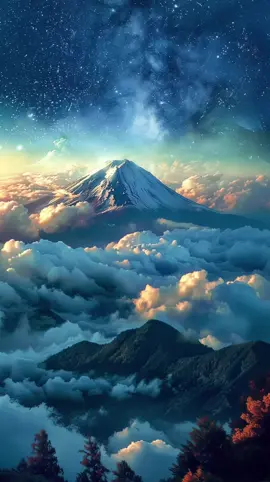 Mount Fuji captured by drone #wallpaper #wallpaper4k #wallpaperaesthetic #wallpapers 
