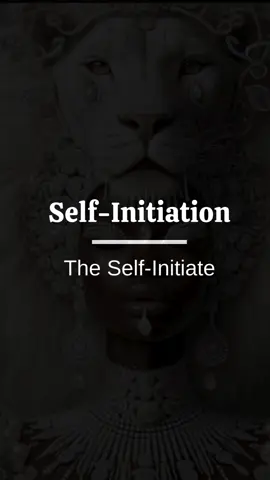 Self Initiation.  The Self Initiate #fyp #southafricatiktok #southafrica  #dlozichild #african #africantiktok   