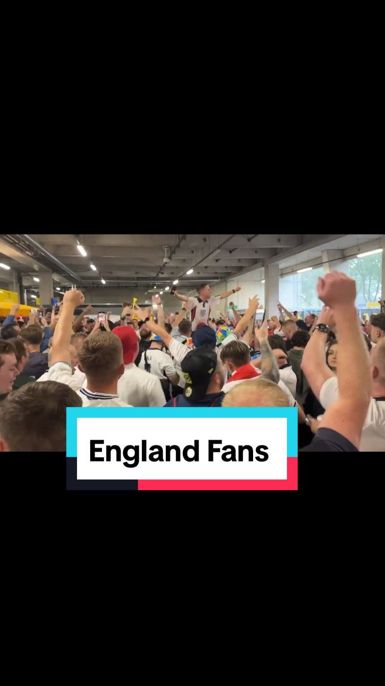 England Fans singing 