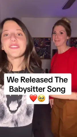 The Babysitter Song ft. @Chelsea🦦      is OFFICIALLY out 🥹❤️                             #babysitter #song #sisters #proud