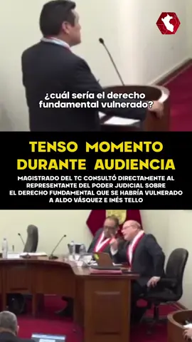 ¿CUÁL ES EL DERECHO QUE SE VULNERÓ? | El representante del PJ no pudo afirmar con exactitud cuál era el derecho fundamental que se había vulnerado a los magistrados Aldo Vásquez e Inés Tello. Sus repuestas no convencieron al magistrado del Tribunal Constitucional, Pedro Hernández #inestello #aldovasquez #juntanacionaldejusticia #juntanacionaldejusticiaperu #jnj #poderjudicialperú #poderjudicial #pj #congreso #congresoperu #congresodelperu
