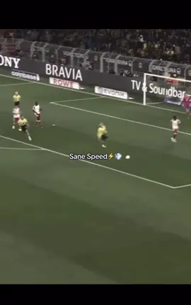 Sane Speed ⚡️💨 #leroysane #deutschland #bayernmunich #speed #foryoupage #foryou #footbal 