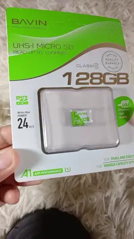 Bavin Micro SD Card Class 10 Memory Card Capacity 128GB Speed up to 100MB/s SDHC Authentic Premium Quality.  #bavin #bavinmicrosd #bavinsdcard #microsdcard #bavinmemorycard #bavinph #fyp 