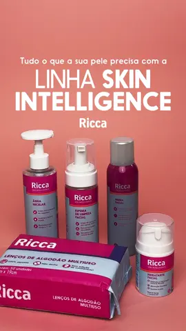 Toda rotina de skincare precisa das etapas de limpeza, hidratação e proteção. E com a linha Skin Intelligence, você pode dar check em todas! ✅ #Ricca #Skincare
