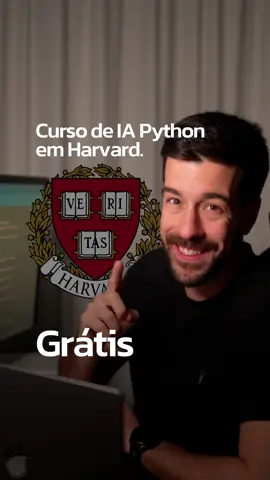 e aí Malvadevs, já pensaram em estudar pyton no universidade de Harvard? Esse curso de pyton inteligência artificial está disponível totalmente gratuito pra você fazer, são 7 semanas de curso com aulas práticas e com legendas em português! Gostou da dica? Comenta 