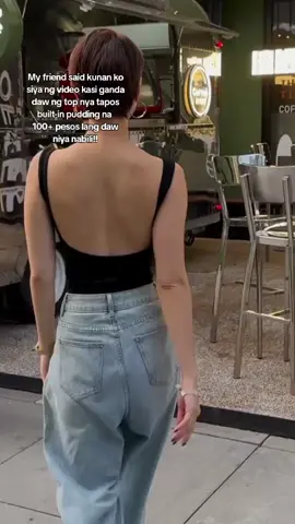 This has built-in padding, a square neckline, and a U-shaped open back bra for women Tops Womenswear backless top backless top Casual Comfort Tank Top Lingerie Lady Basic Minimalist Piece Tube backless top.#top #backless #backlesstop #builtinpudding #tiktok #fyp #fypシ 