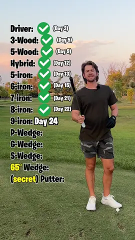 Day 24 of making a par with every golf club! New challenger… punched greens… #golf 