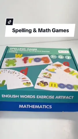 Ajar anak dengan cara yang menyeronokkan. Material kayu, tahan lasak boleh guna lama😊 #spellinggame #mathgame #spelling #counting #mathematic #kidsactivities 