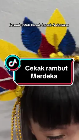 Cantik sangat cekak rambut merdeka ni. Design semua cantik-cantik. Kanak-kanak & orang dewasa boleh pakai. #cekakrambutmerdeka #cekakmerdeka #cekaksanggul #cekaksanggullintang #aksesorimerdeka  