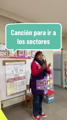 Canción para prepararnos para ir a los sectores ❤️ #canciónsectores #cancionesinfantiles #educacióninicial #vidademarstra #profesoradeinicial #maetadepreescolar 