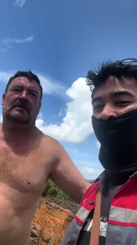 Bersama pak erik yg tak kenal panas#mister 