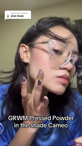 Replying to @🩰  used this for more than a week already and im loving it😮‍💨 @GRWM Cosmetics Official Powder Rush Velvet Setting and Finishing Pressed Powder in the shade Cameo ##fyp##foryou##makeup##makeuptok##grwmcosmetics