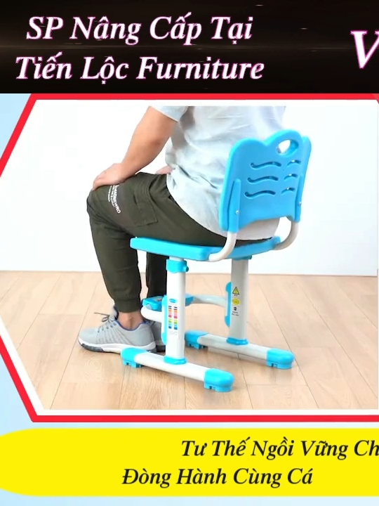 Ghế ngồi học cho bé nâng hạ chiều cao từ 42 đến 54cm #ghengoihocchobe #ghehocsinh #ghehocsinhnangha #ghehocsinhtieuhoc #ghehoctapchobe #ghetreem