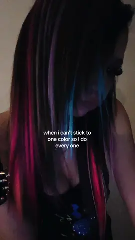 i havent finished layering yet but i wanted to show my cool colors i feel like rainbow dash