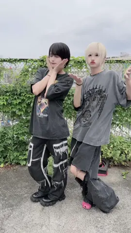 最大級のきゅるりん‎🤍💚 @ゆき⭐️ @ふゆたん  #メンズアイドル #せーぶぽいんと #きゅるりんってしてみて 