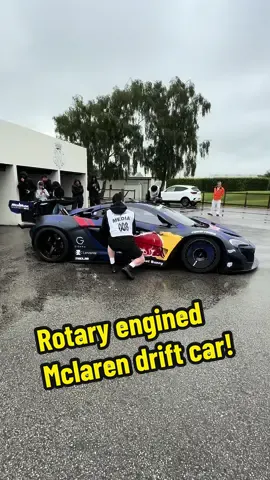 McLaren P1 drift car… It’s rotary engined, wide bodied and insane! 🤯 thanks to @Mad Mike Whiddett and @Red Bull for giving me a sneak peek! #madmac #driftmclaren #goodwoodfestivalofspeed 