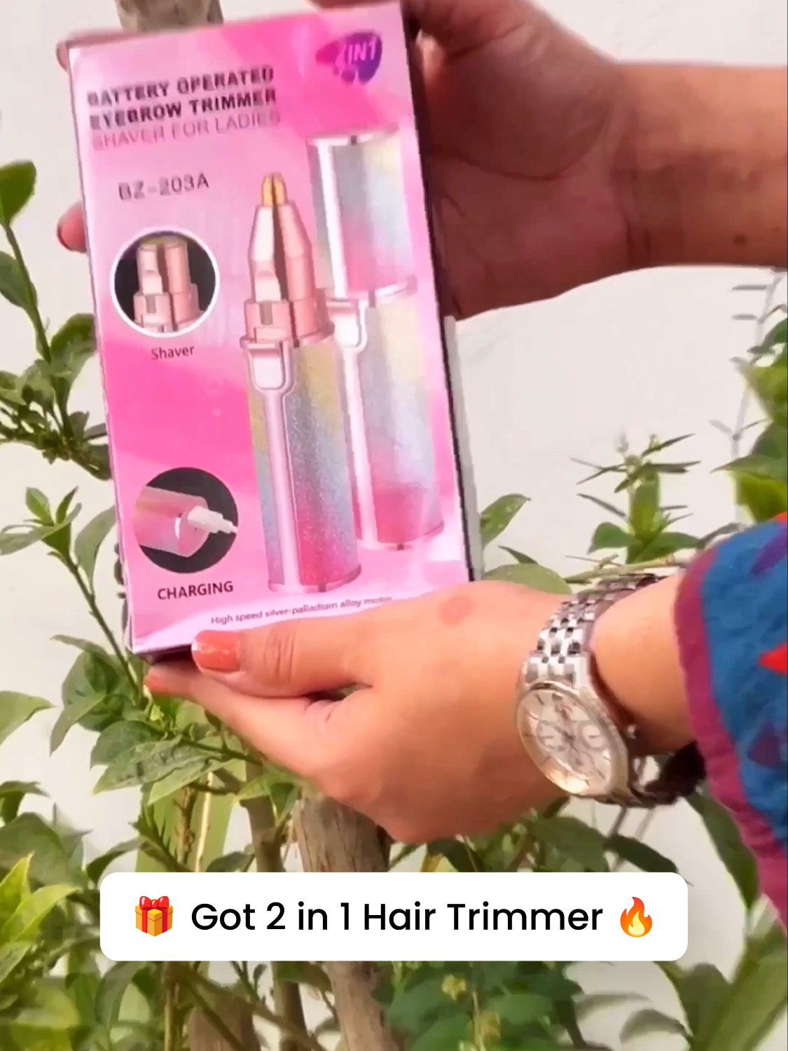 🎁 Got 2 in 1 Flawless Hair Trimmer 🪒✨ #beauty#makeuphack#pakistan #onlineshopping #darazfind #gadget