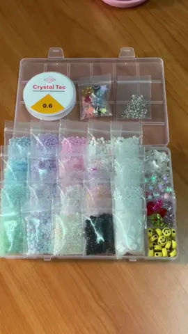 น่ารักเกินไปแล้ว🍬✨ #เซ็ตลูกปัด24ช่อง #เซ็ตร้อยลูกปัดdiy #กําไลลูกปัด #ลูกปัด 