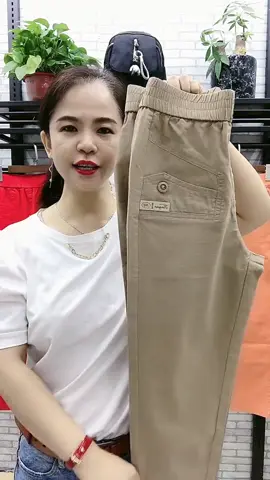 Cotton and linen material. Women's casual pants. Summer thin style. Breathable straight pants. ❤️❤️#tiktokshop #fyp #foryou #tiktok 