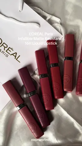A kiss-proof lippie? I got you, girlies! Here are the L'Oréal Paris' Infallible Matte Resistance 16H Liquid Lipsticks in their NEW Pink Nude Shades!  #lorealph #lorealpartner #makeup #mattelipstick #MadeToResist @L'Oreal Paris 