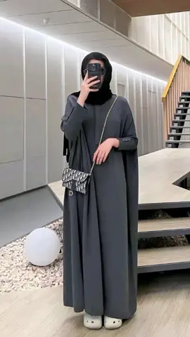 Batwing Plisket Knit Dress Gamis Polos Basic Premium Daily Kekinian Terbaru Bahan Kaos knit Full Katun ✨🥰 #fyp #dress #dresswanita #dresscantik #OOTD 